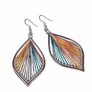 Silver Multicolor Earrings